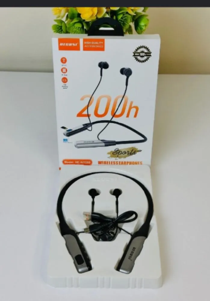 —🎧 RECRSI RE-NY060 Wireless Neckband 🎧আপনার প্রতিদিনের গান শোনা, কথা বলা ও ব্যায়ামের সঙ্গী হতে পারে এই স্টাইলিশ নেকব্যান্ডটি। 🔥✨ যেসব ফিচার থাকছে:🔋 200 ঘণ্টা পর্যন্ত ব্যাটারি ব্যাকআপ*🎶 Heavy Bass & Clear Sound📞 Crystal Clear Calling⚡ Type-C Fast Charging💾