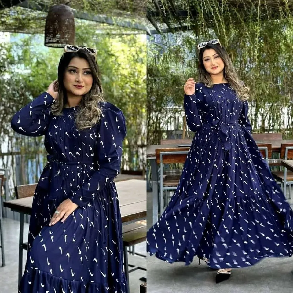 নিউ পরী গাউন স্পেশাল কালেকশন​আপনার বিশেষ মুহূর্তগুলোকে আরও রাজকীয় ও আকর্ষণীয় করে তুলতে নিয়ে এলাম চমৎকার ডিজাইনের 'পরী গাউন' কালেকশন! এর মানসম্মত ফেব্রিক এবং আই-ক্যাচিং ডিজাইন আপনাকে দেবে অসাধারণ এক লুক।​🌸 পোশাকের বিবরণ:​ফেব্রিক: প্রিমিয়াম সুইচ সিল্ক কাপড়ে