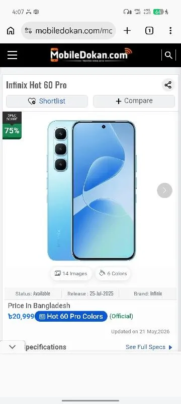 infinix hot 60 pro